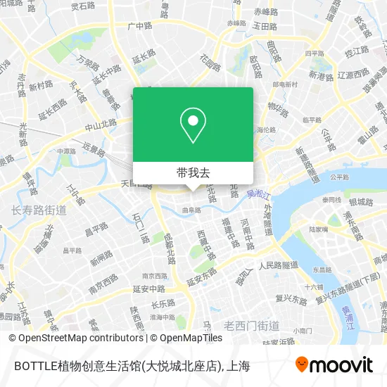 BOTTLE植物创意生活馆(大悦城北座店)地图