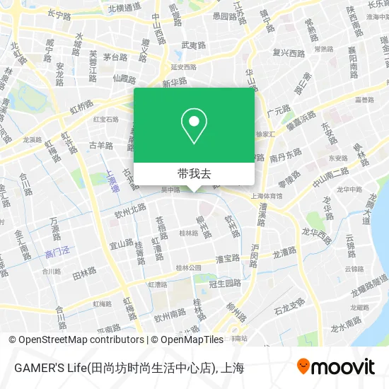 GAMER'S Life(田尚坊时尚生活中心店)地图