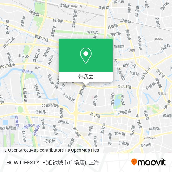HGW LIFESTYLE(近铁城市广场店)地图