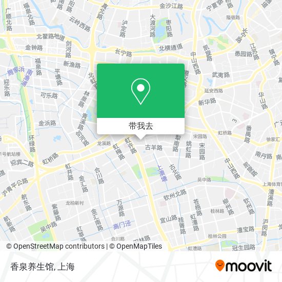 香泉养生馆地图