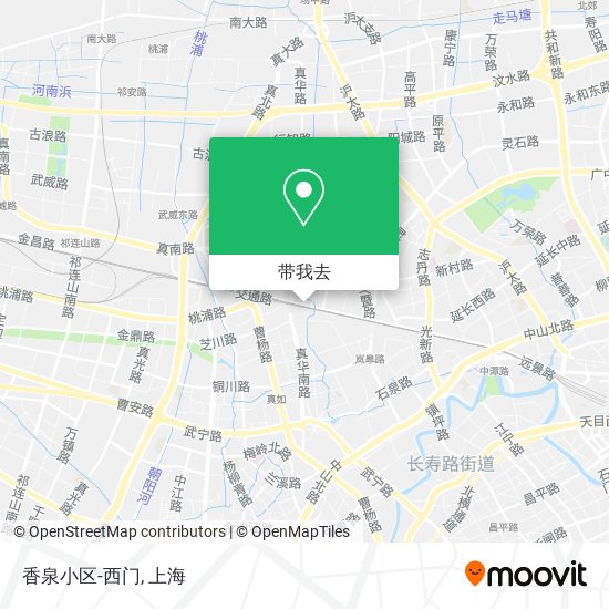 香泉小区-西门地图