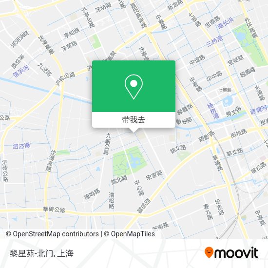 黎星苑-北门地图