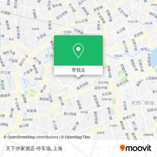 天下伊家酒店-停车场地图