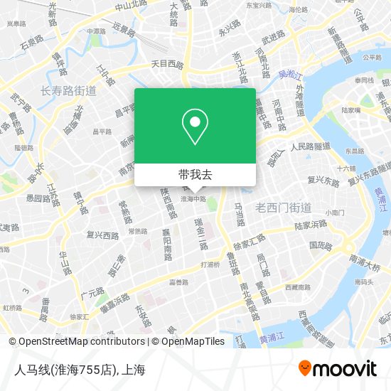 人马线(淮海755店)地图