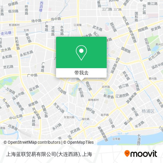 上海蓝联贸易有限公司(大连西路)地图