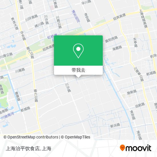 上海治平饮食店地图