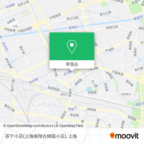 苏宁小店(上海南翔古猗园小店)地图