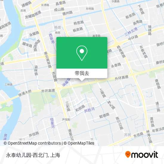 永泰幼儿园-西北门地图