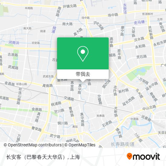 长安客（巴黎春天大华店）地图