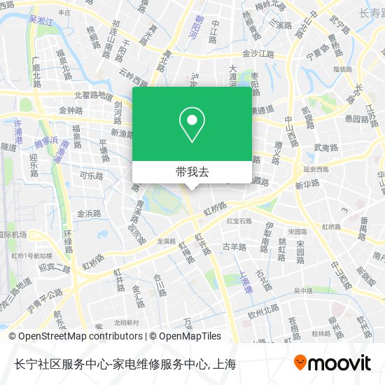 长宁社区服务中心-家电维修服务中心地图