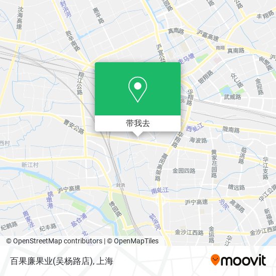 百果廉果业(吴杨路店)地图