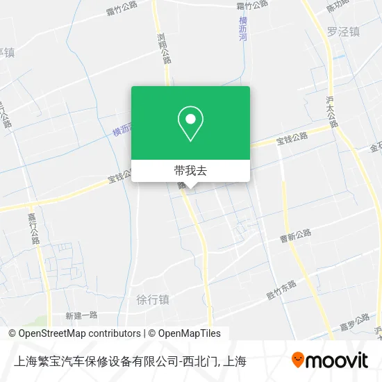 上海繁宝汽车保修设备有限公司-西北门地图