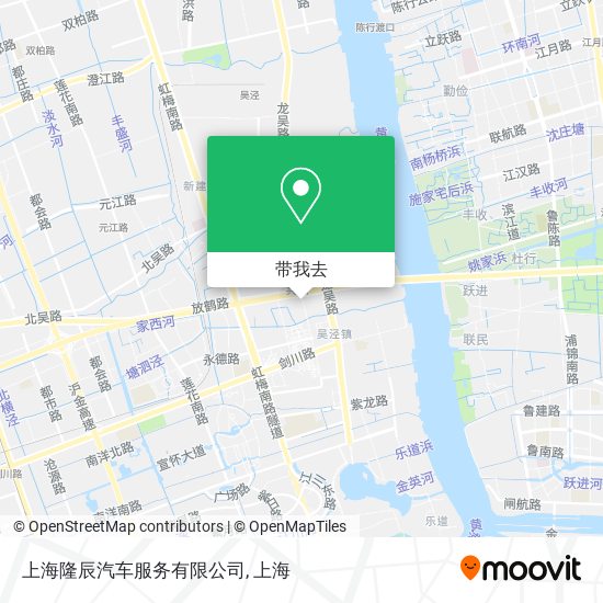 上海隆辰汽车服务有限公司地图