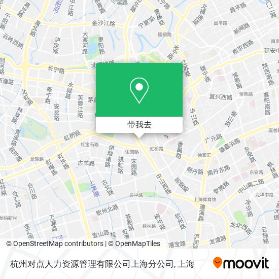 杭州对点人力资源管理有限公司上海分公司地图