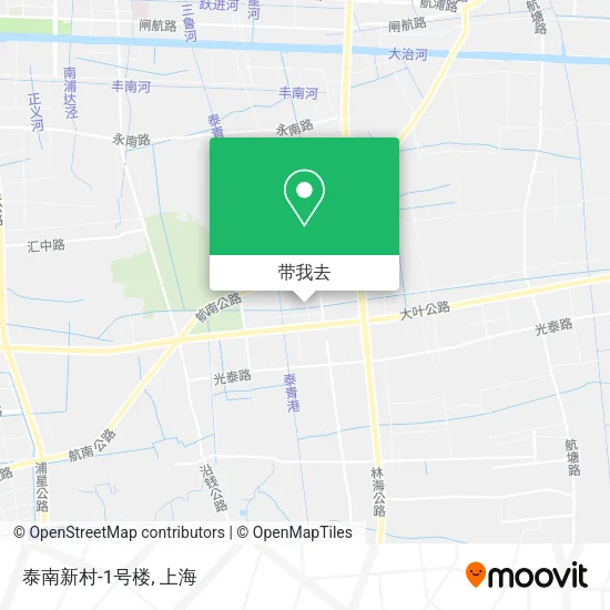 泰南新村-1号楼地图