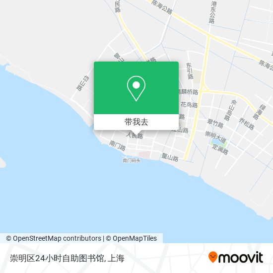 崇明区24小时自助图书馆地图