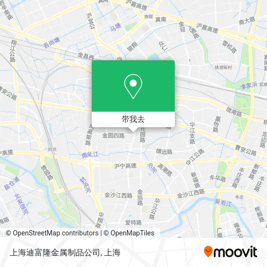 上海迪富隆金属制品公司地图