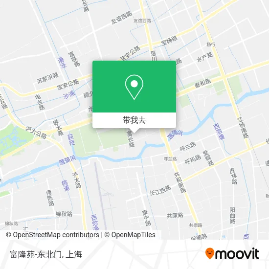 富隆苑-东北门地图