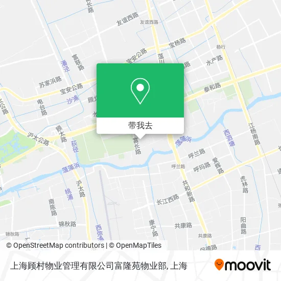 上海顾村物业管理有限公司富隆苑物业部地图