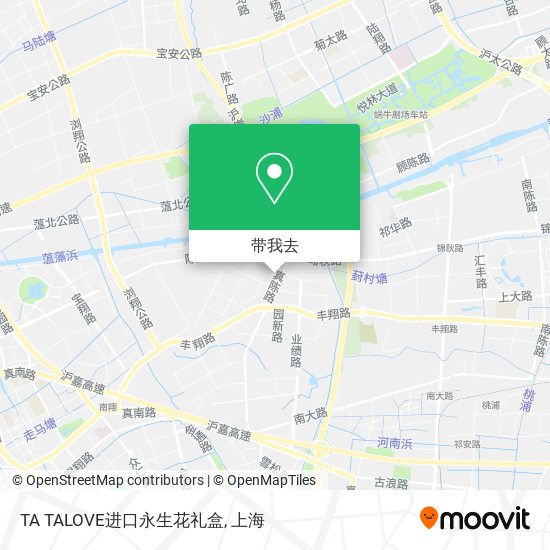 TA TALOVE进口永生花礼盒地图