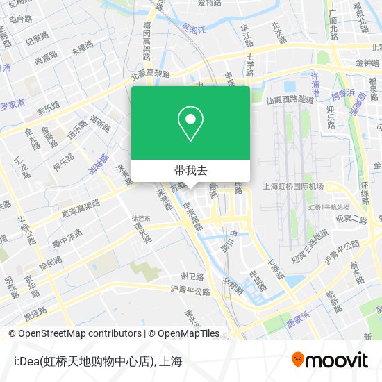 i:Dea(虹桥天地购物中心店)地图