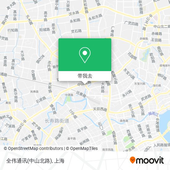 全伟通讯(中山北路)地图