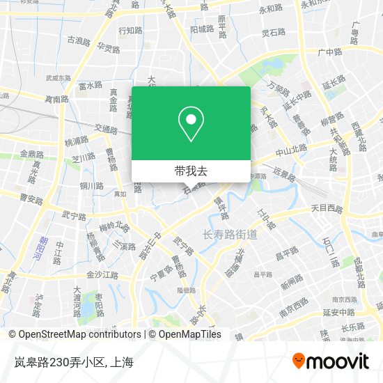 岚皋路230弄小区地图