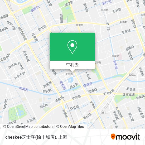 cheskee芝士客(怡丰城店)地图