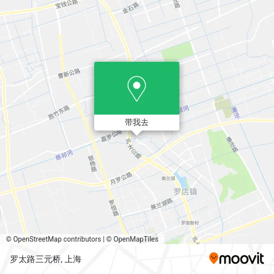 罗太路三元桥地图