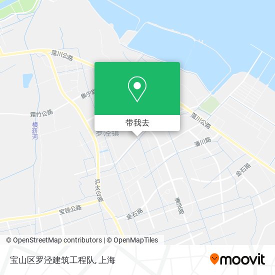 宝山区罗泾建筑工程队地图
