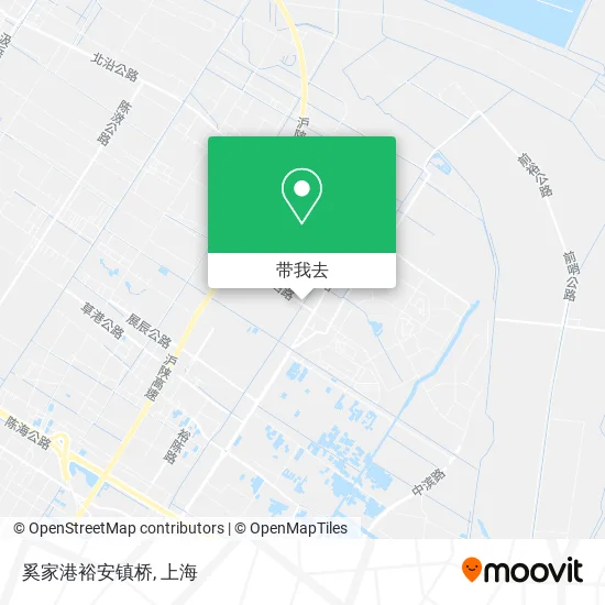 奚家港裕安镇桥地图