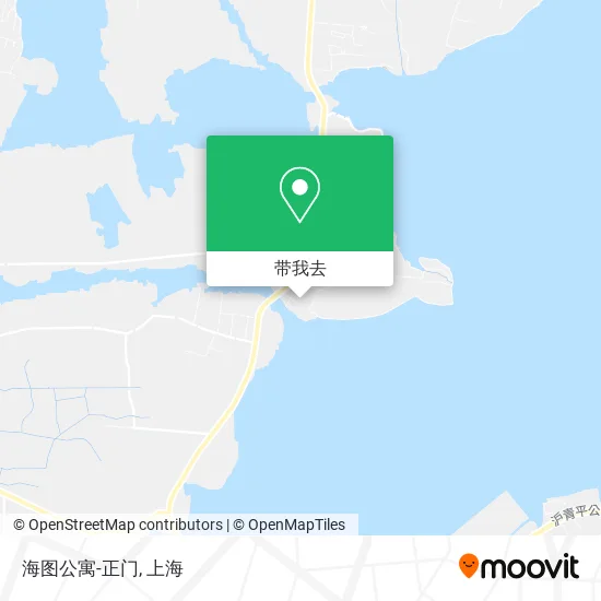 海图公寓-正门地图