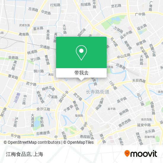 江梅食品店地图