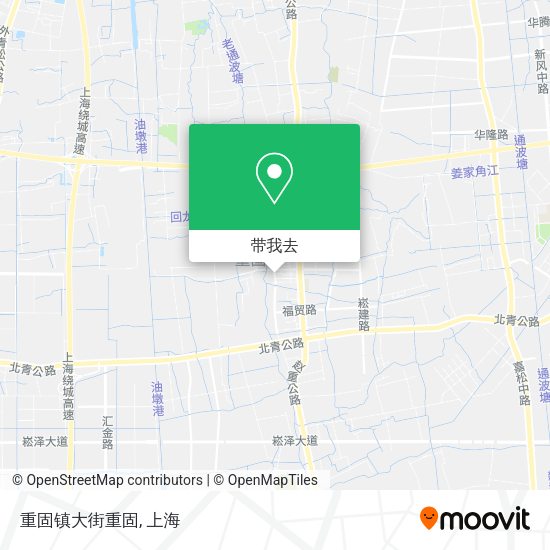 重固镇大街重固地图
