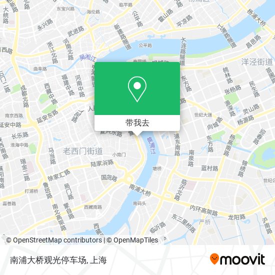 南浦大桥观光停车场地图