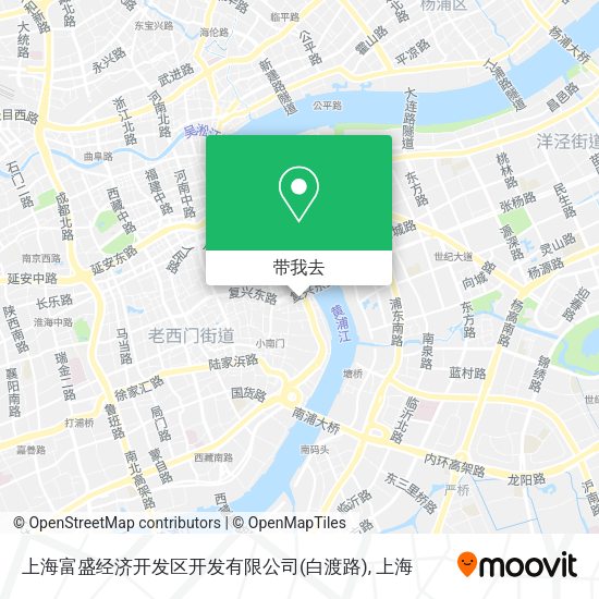 上海富盛经济开发区开发有限公司(白渡路)地图