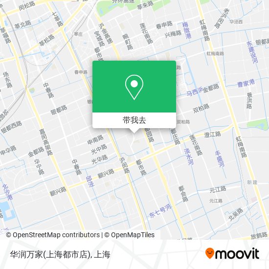 华润万家(上海都市店)地图