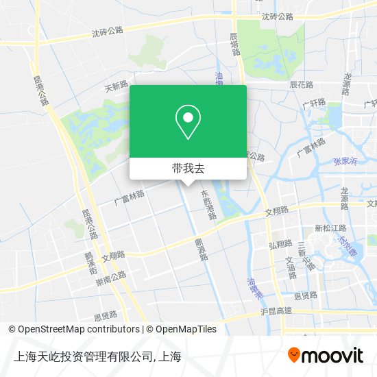 上海天屹投资管理有限公司地图