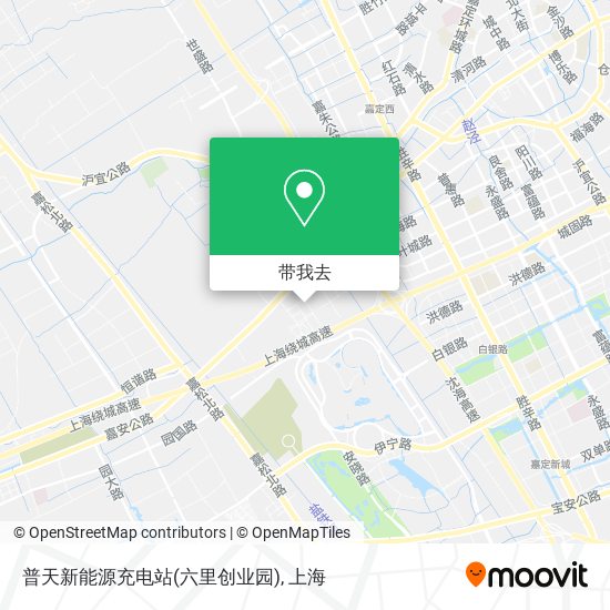 普天新能源充电站(六里创业园)地图