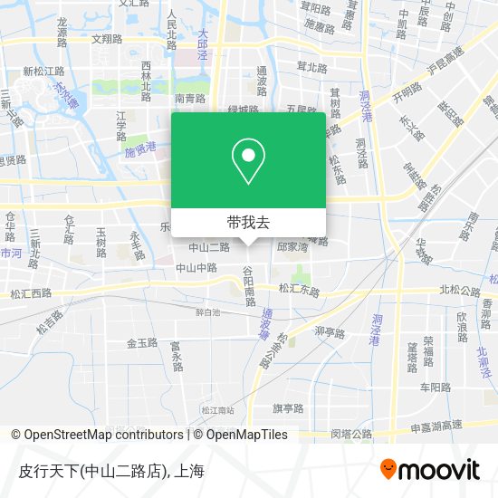 皮行天下(中山二路店)地图