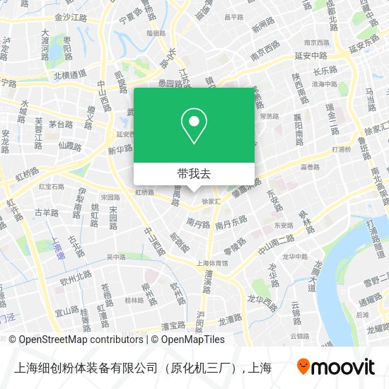 上海细创粉体装备有限公司（原化机三厂）地图