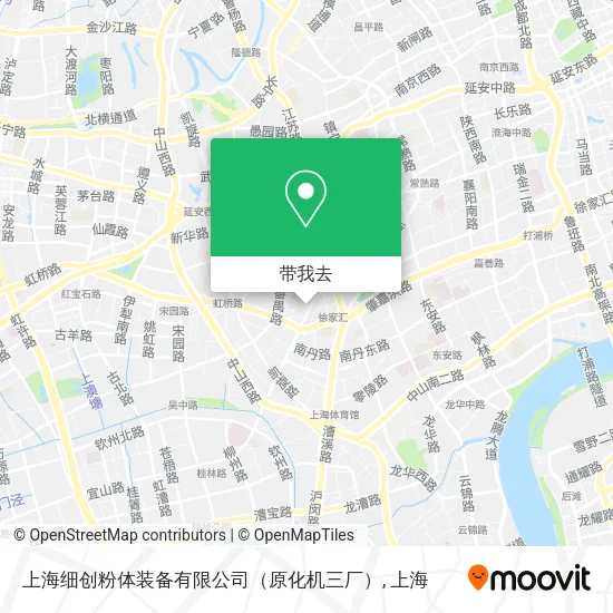上海细创粉体装备有限公司（原化机三厂）地图