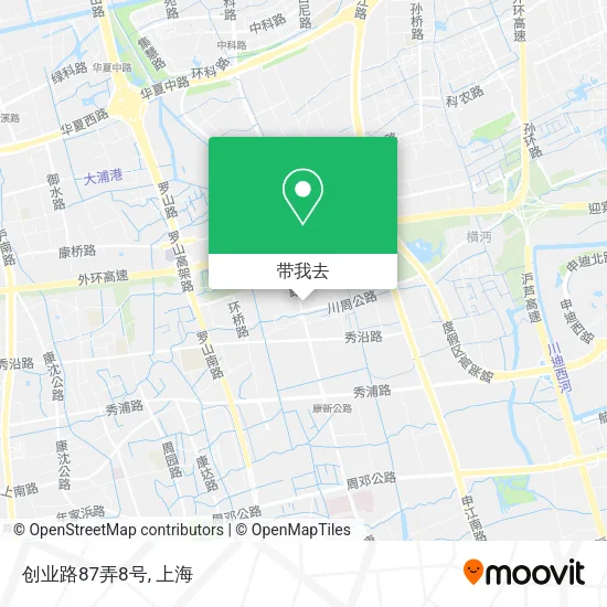 创业路87弄8号地图