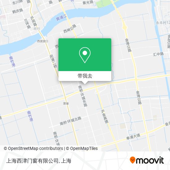 上海西津门窗有限公司地图