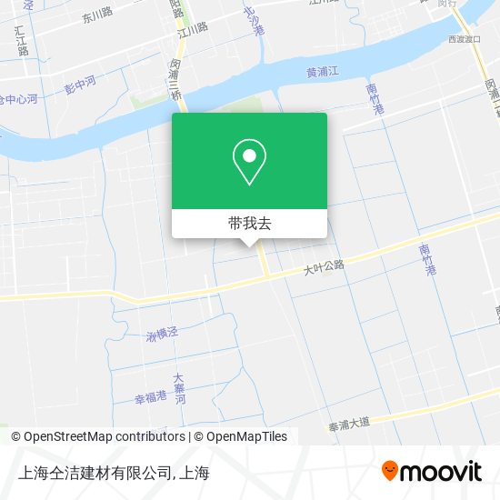 上海仝洁建材有限公司地图