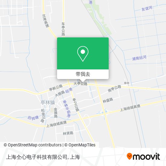 上海仝心电子科技有限公司地图