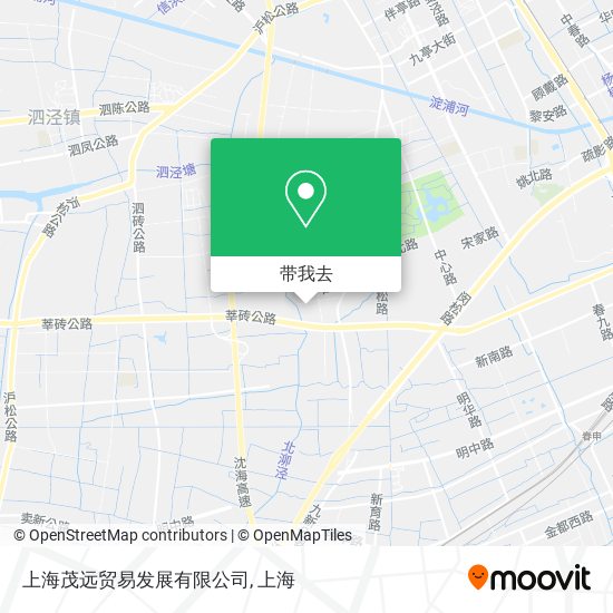 上海茂远贸易发展有限公司地图