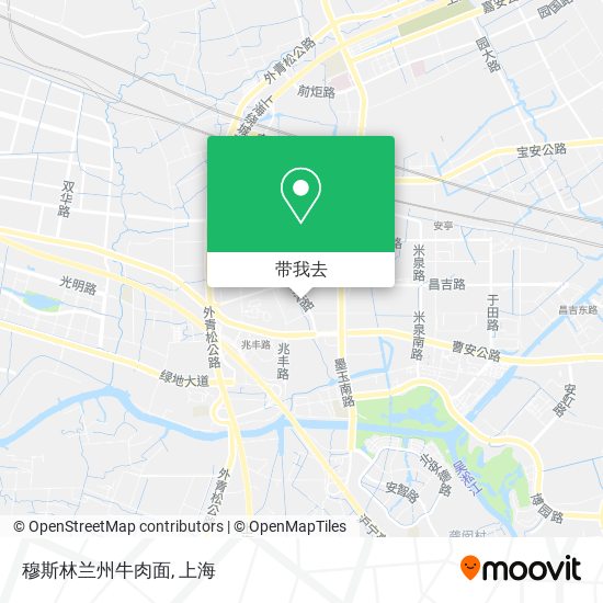 穆斯林兰州牛肉面地图