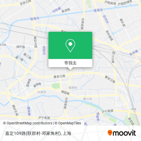 嘉定109路(联群村-邓家角村)地图
