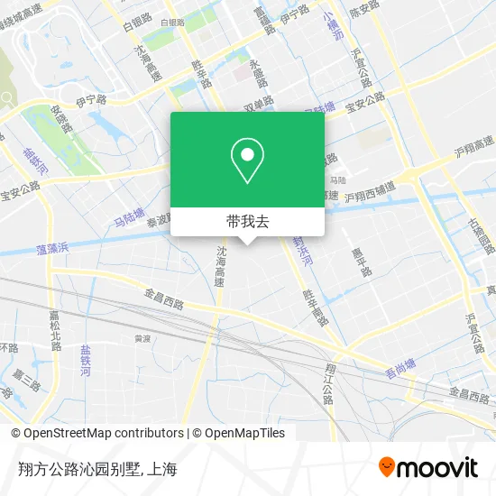 翔方公路沁园别墅地图